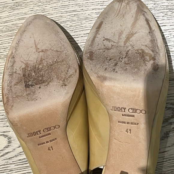 Jimmy Choo open toe sling backs - Picture 4 of 5